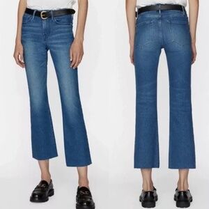 Frame Denim Le Crop Mini Boot Jeans Huntdale